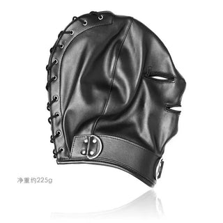 Bondagehuvudmask Med Dragkedja