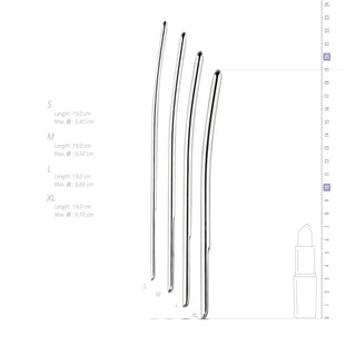 Metall Dilator Set Fyra Delar