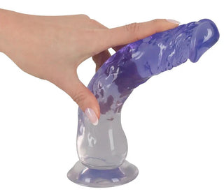Transparent Dildo 22 Cm Med Ådror