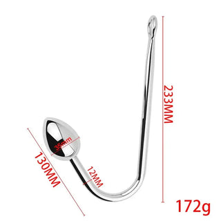 Metall Analkrok Med Utbytbara Kulor