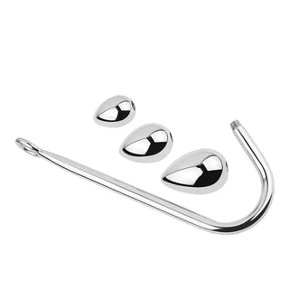 Metall Analkrok Med Utbytbara Kulor