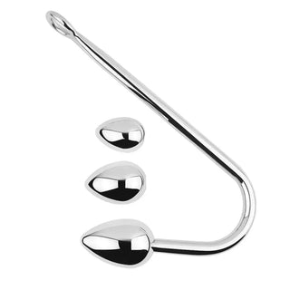 Metall Analkrok Med Utbytbara Kulor
