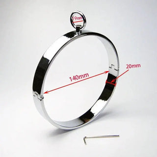 Metall Halsring Med Lås