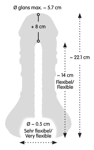 Penisförlängare Och Lösvagina 8 Cm