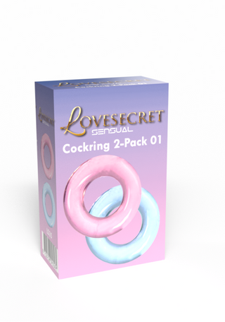 Cockring Duo Rosa Och Blå