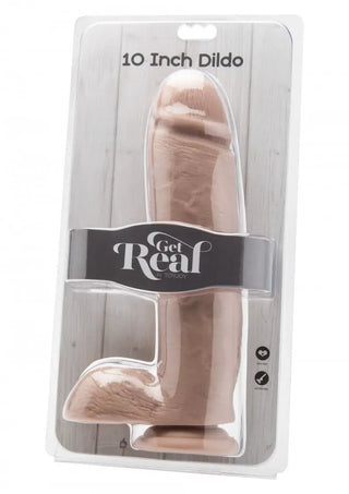 Realistisk Dildo Med Sugpropp 25 Cm
