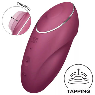 Satisfyer Tap Climax 1 Vibrator Röd