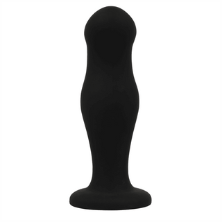 Black&Silver Silikon Buttplug