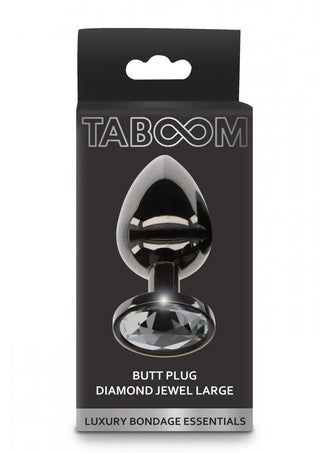 TabooM Analplugg Diamant Metall
