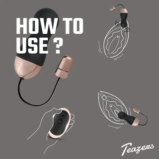 Teazers Vibrerande Ägg Med Fjärr