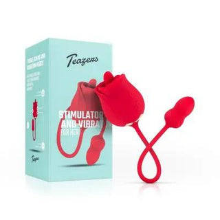 Teazers Rose Vibrator Dubbeltmotor