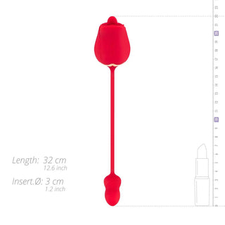 Teazers Rose Vibrator Dubbeltmotor