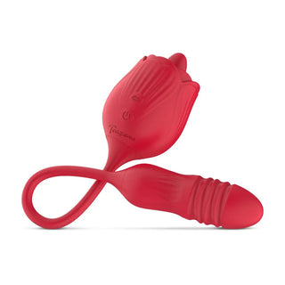 Tealers Rose Vibrerande Dildo