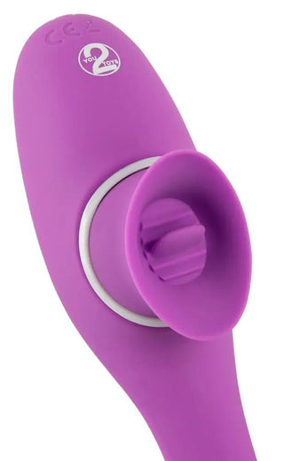 Dubbelmotor Vibrator Med Böjbar Tunga