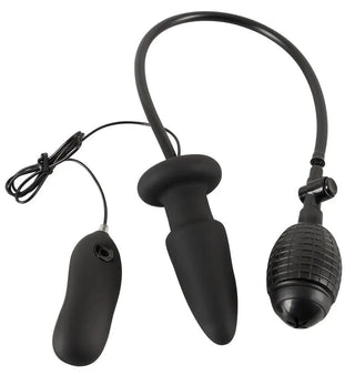 Vibrerande Uppblåsbar Silikon Buttplug